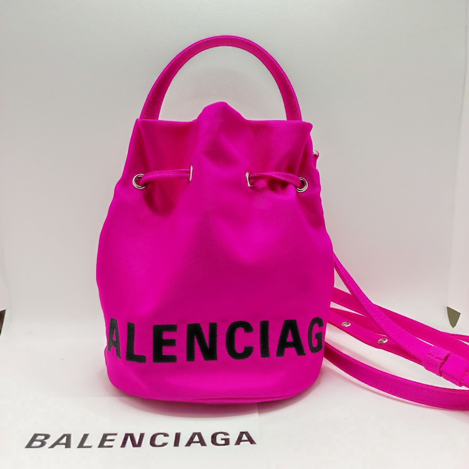 BALENCIAGA】バレンシアガ WHEEL XS ウィール 2WAYバッグ - メルカリ