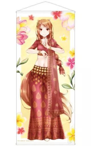 タペストリー ホロ インド民族衣装ver. 文倉十先生 描き下ろしイラスト 等身大タペストリー 狼と香辛料
