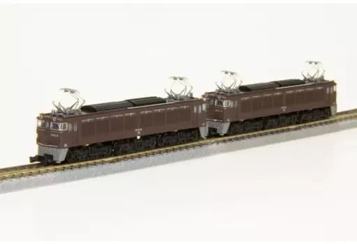 鉄道模型 Zゲージ 1 220 EF 63形電気機関車 2次形 茶 重連セット T 038 2
