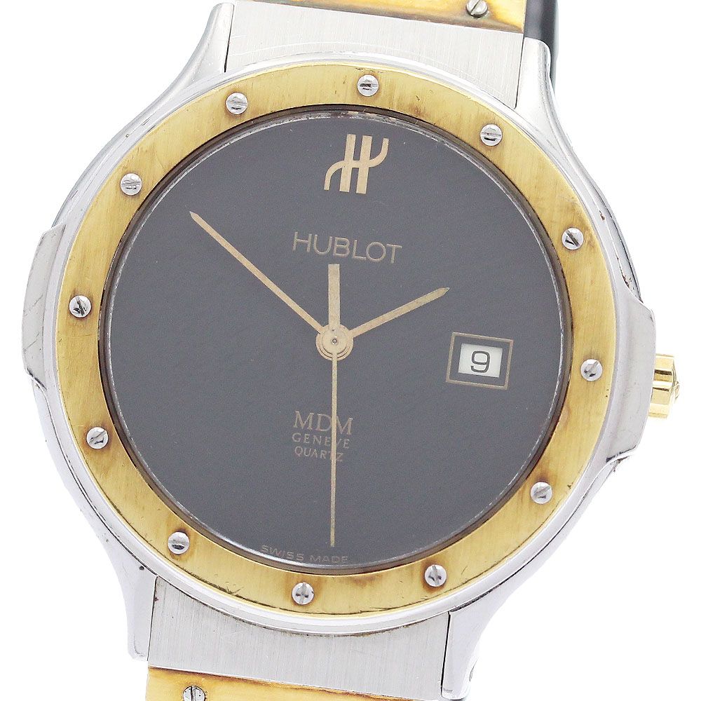 ウブロ HUBLOT 140.10.2 MDM K18YGベゼル デイト クォーツ