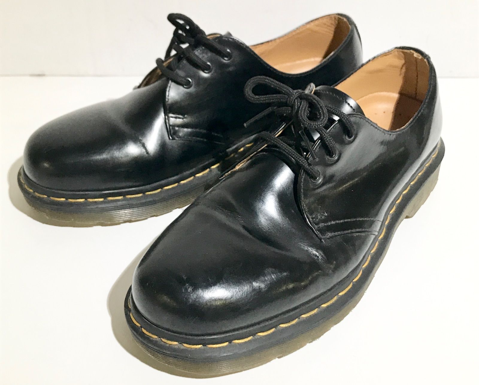 Dr Martens ドクターマーチン 3ホールシューズ 1461 ブラック メンズ USM6サイズ（26cm相当）①