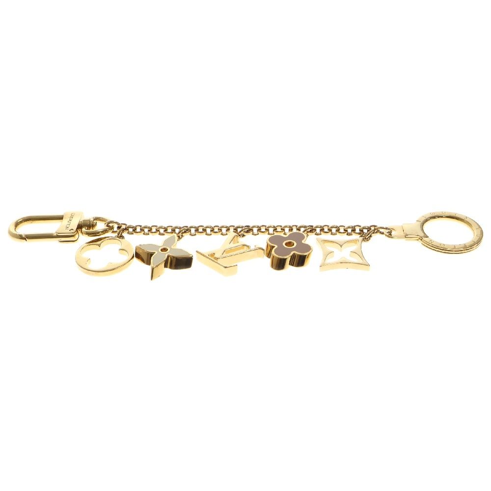 LOUIS VUITTON (ルイヴィトン) バッグチャーム チェーン フルール ドゥ