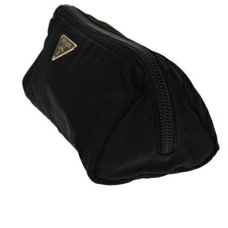 外美品 プラダ PRADA ペンケース 筆箱 セール中 三角 ブラック