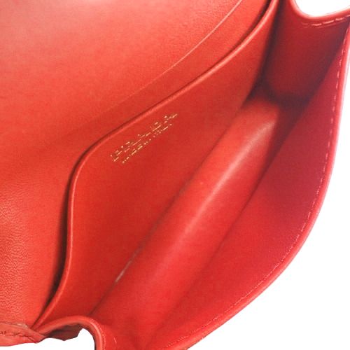 【美品】 PRADA カードケース 名刺入れ サフィアーノ 赤 1MC122 PRADA(プラダ) カードケース カードケース ロゴ 名刺入れ