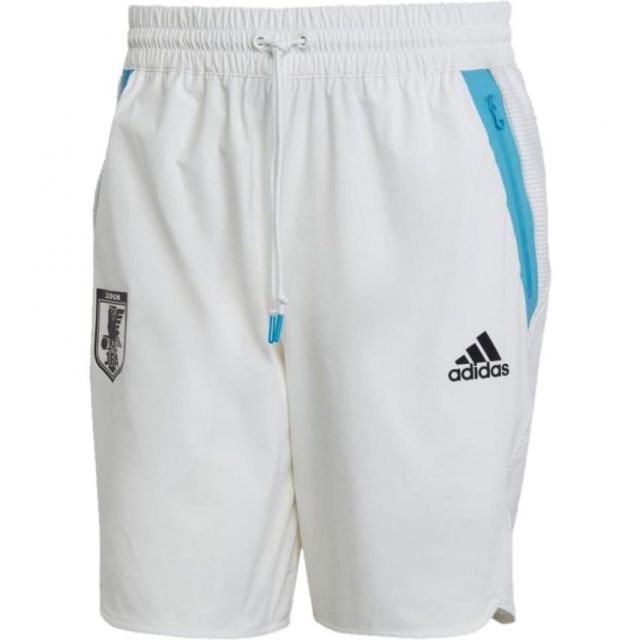 아디다스 (adidas) 일본 축구 국가대표팀 게임 데이트 여행 반바지 BWZ45-IC1572 화이트 XS