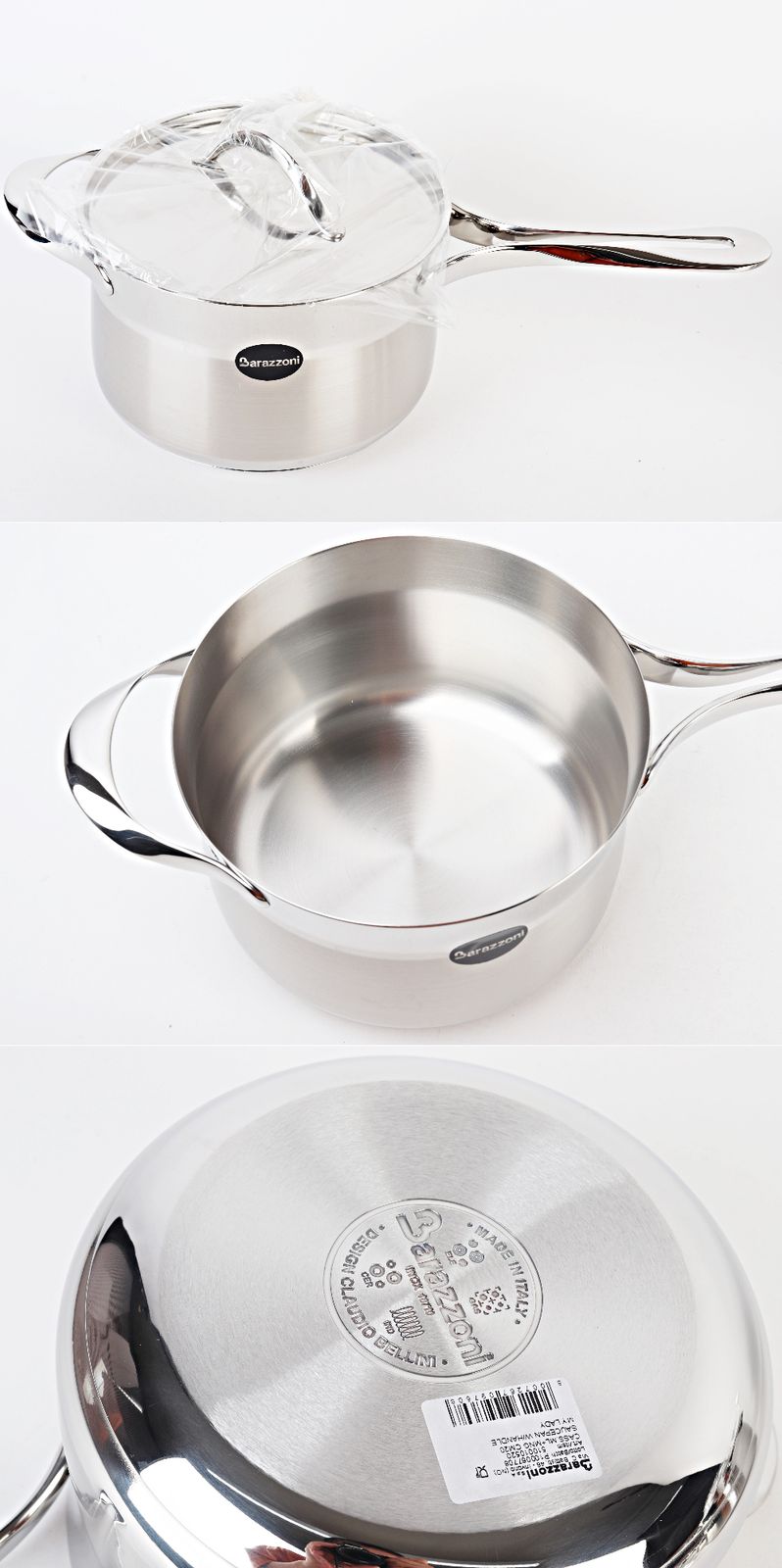 未使用 Barazzoni My Lady 蓋付き 両手鍋 28cm 未使用 Barazzoni My Lady 蓋付き 両手鍋 28cm 訳あり Barazzoni 鍋