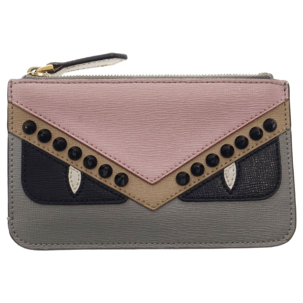 FENDI (フェンディ) Key Ring Pouch Bag Bugs キーリングポーチ 