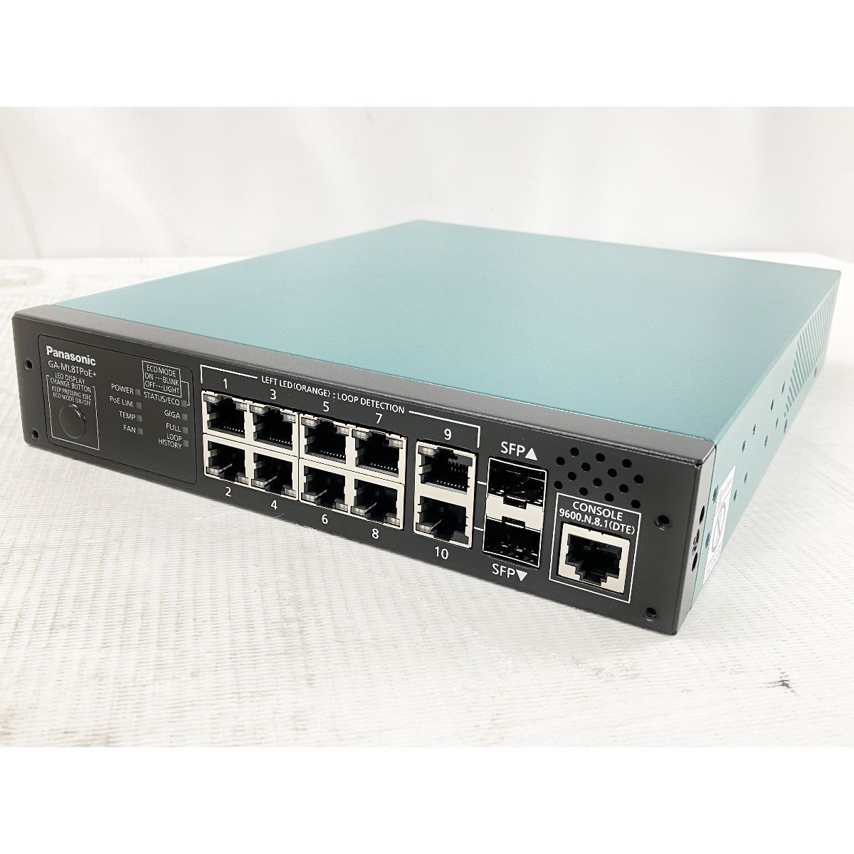 Panasonic GA-ML8TPoE+ スイッチングハブ PoE Plus給電スイッチングハブ「GA-ML8TPoE+」他全14機種を発売