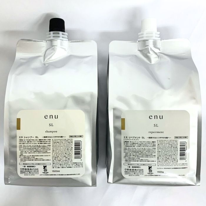 中野製薬 ENU SLシャンプー SLトリートメント1500ml ナカノ エヌ 送料