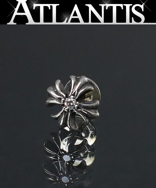 クロムハーツ（Chrome Hearts）ピアス タイニー CHクロス フープ