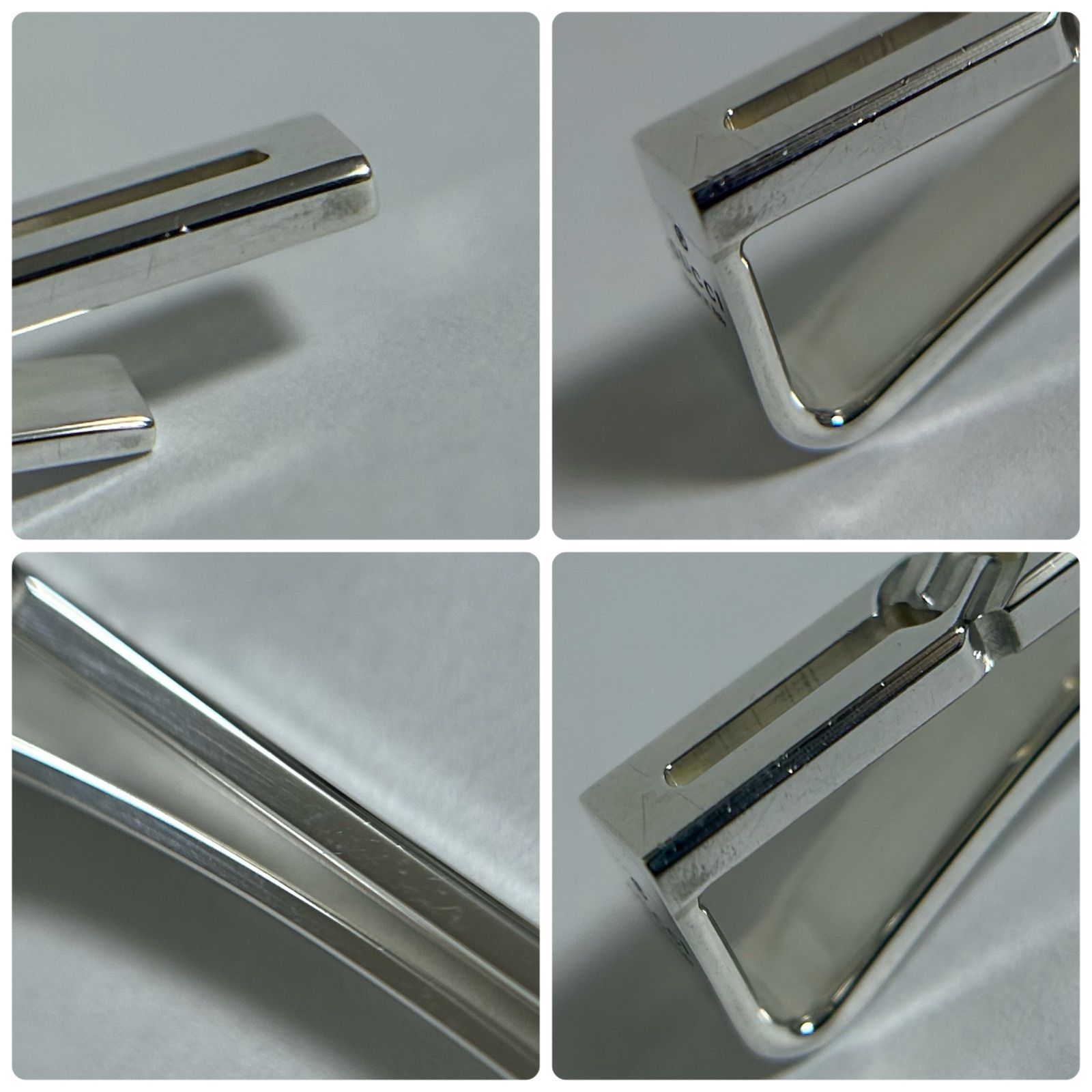 グッチ インフィニティ ノット ネクタイピン タイピン Silver