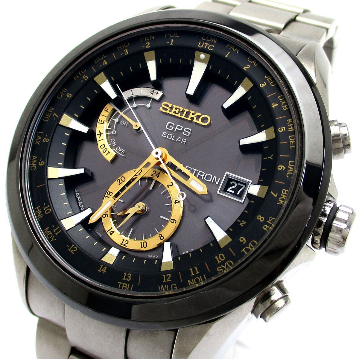 SEIKO】セイコー アストロン 7X52-0AC0 ソーラー電波時計 メンズ - ブランド腕時計