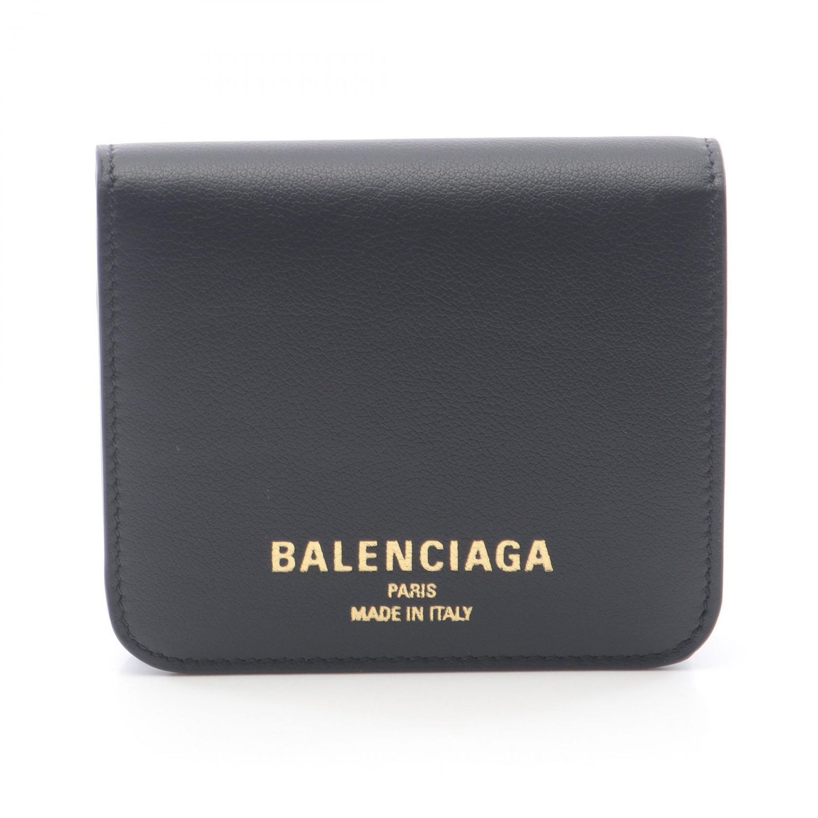 バレンシアガ BALENCIAGA 二つ折り財布 Cash 2.0 8109012ABGH1000 ブラック レザー コインケース-カードホルダー レディース