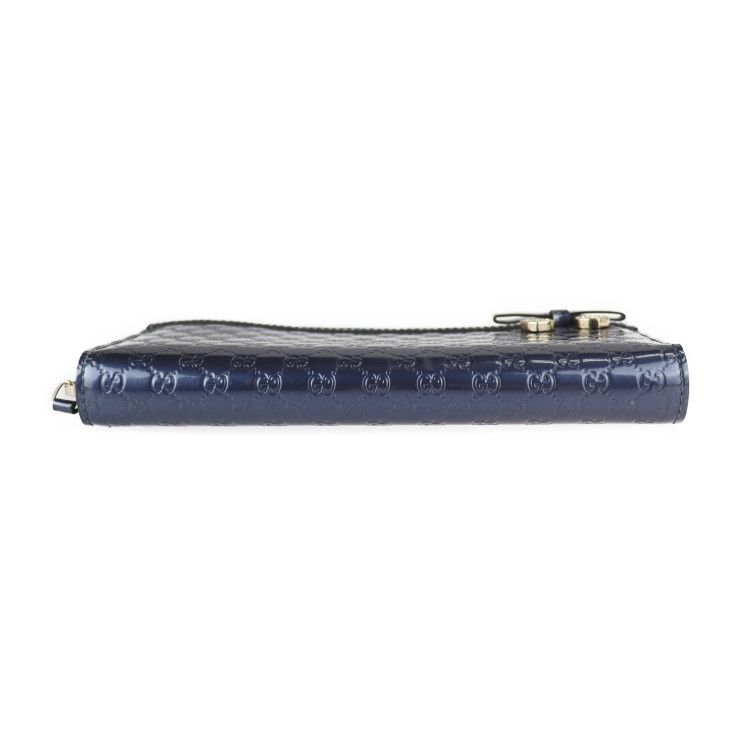 【極美品】GUCCI グッチ GG シマレザー ラウンドジップ 長財布 ネイビー グッチシマ グッチ財布 GUCCI ラウンドファスナー長財布 メンズ