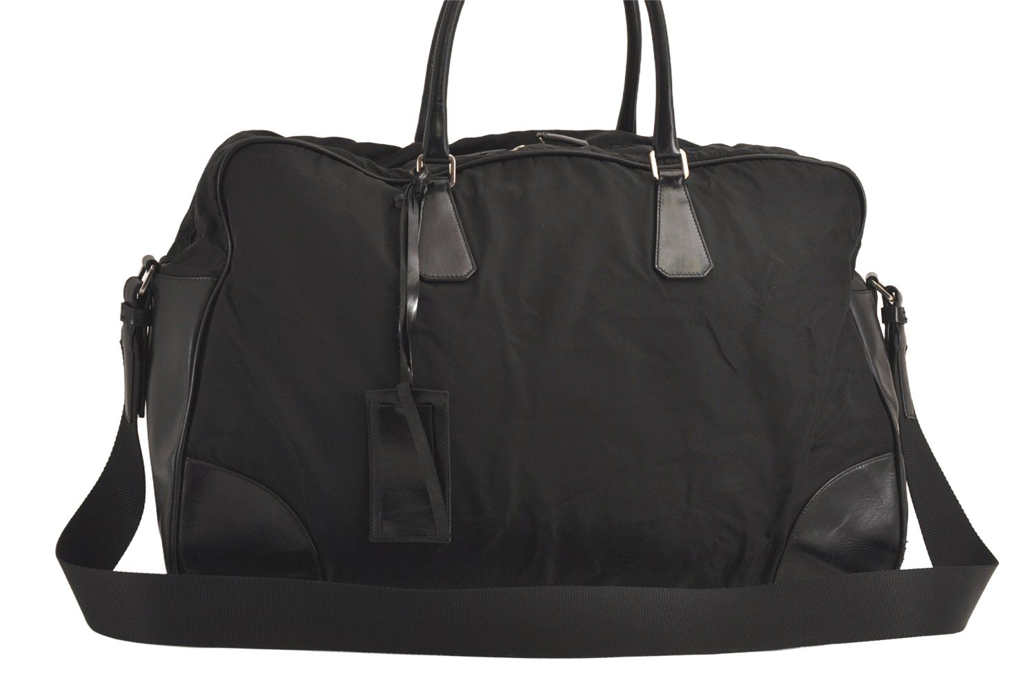 PRADA プラダ ヴィンテージ ナイロン レザー 2Way トラベルボストン 