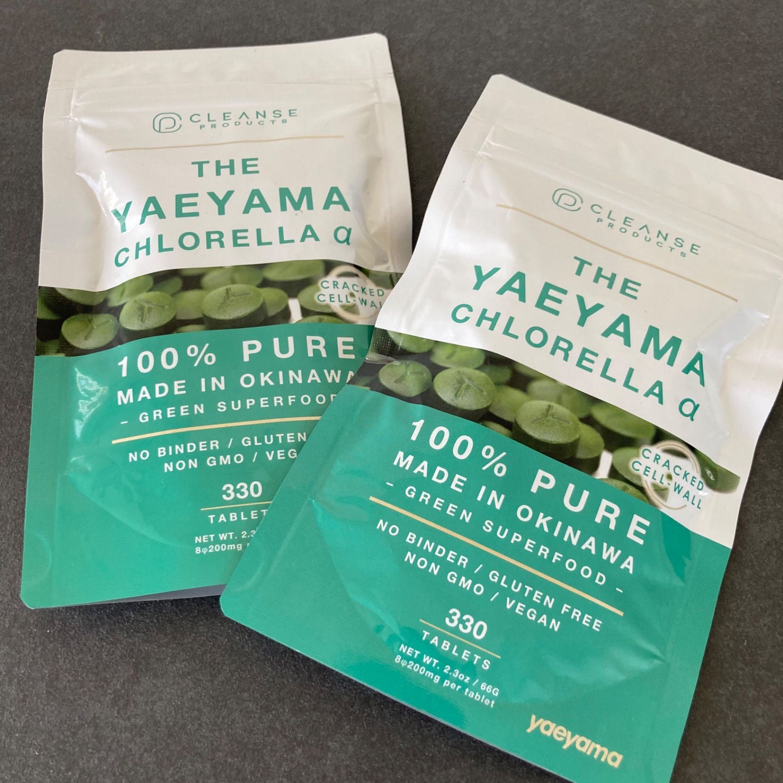 THE YAEYAMA CHLORELLA α 330粒 2袋セット 八重山 クロレラ - メルカリ