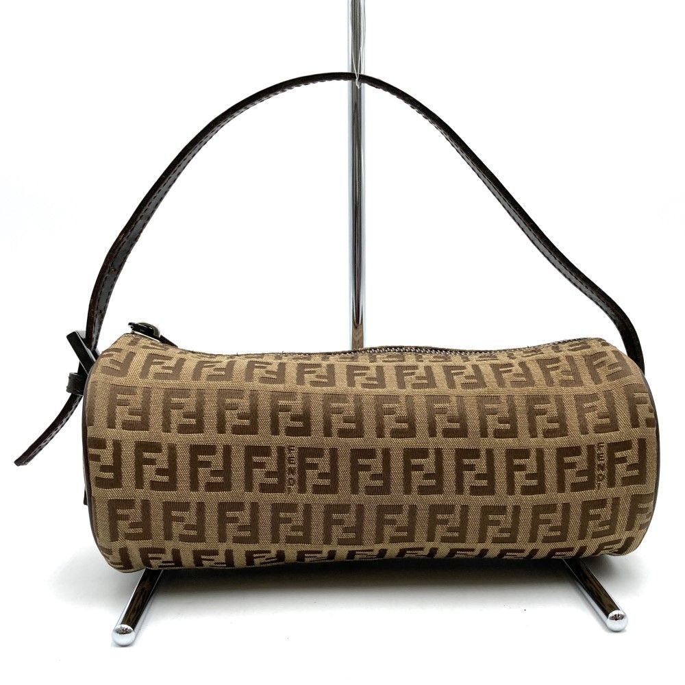 FENDI フェンディミニハンドバッグアクセサリーポーチズッキーノ