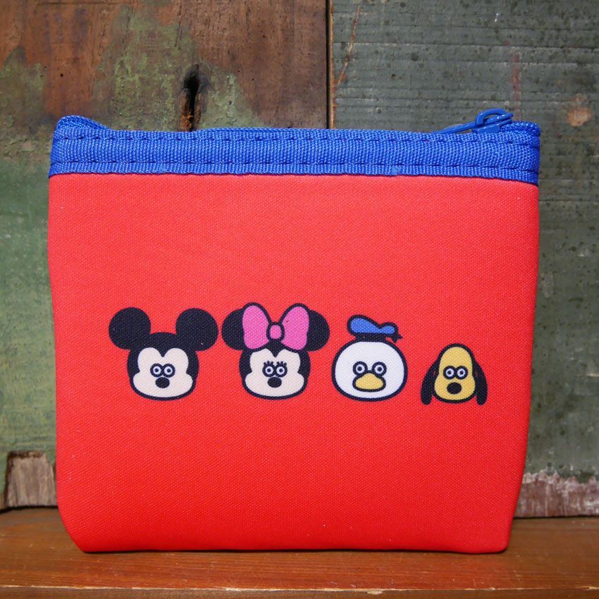 ディズニー　ミッキーマウスミニポーチ ミッキーマウス ミニフラットポーチ ディズニー 松本セイジ