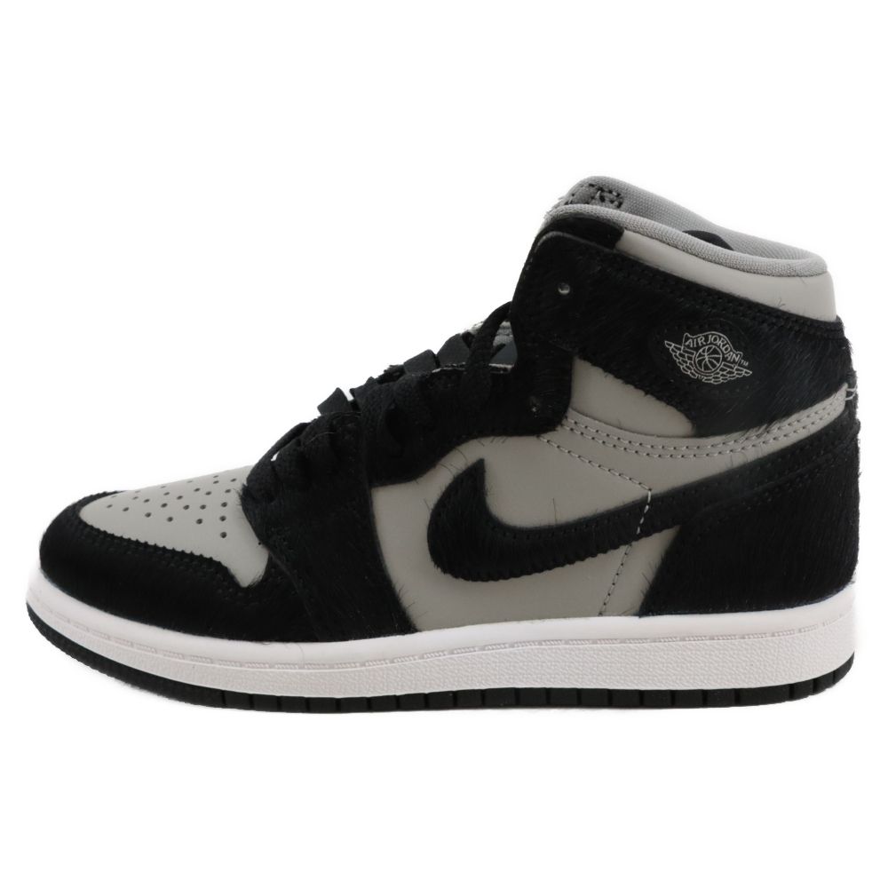 NIKE (ナイキ) Jordan 1 Retro High OG PS AJ1 Twist 2.0 TDエアジョーダン1 レトロ ハイ OG ミディアムグレー ハイカットスニーカー キッズ FB1312-101 12.5C/18.5cm