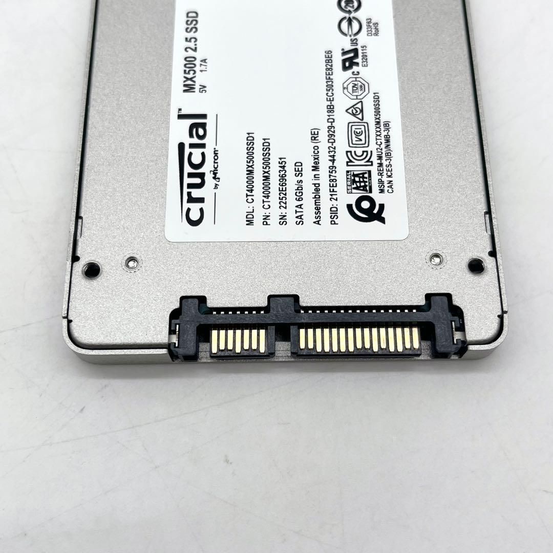 極美品✨】crucial SSD 4TB CT4000MX500SSD1