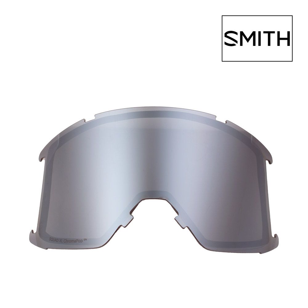 スミス SQUAD XL ゴーグル 交換レンズ SMITH スカッドXL スノーゴーグル CHROMAPOP SUN PLATINUM MIRROR クロマポップ