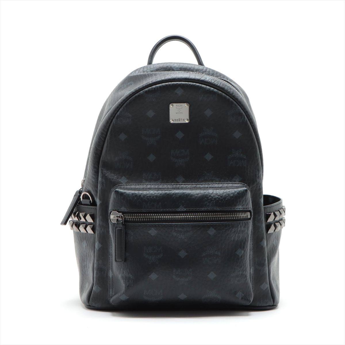 □極美品□MCM エムシーエム□ヴィセトス□スタッズ□リュックサック 