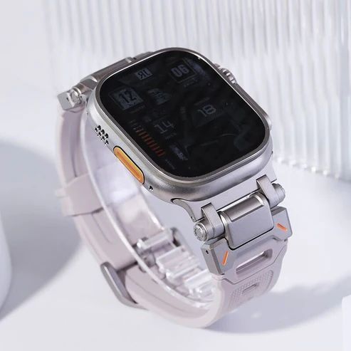【新品・箱なし】純正 アップルウォッチ45mm ミラネーゼループ・グラファイト③ 新品 Apple Watch 純正ミラネーゼループ グラファイト 44mm 純正品