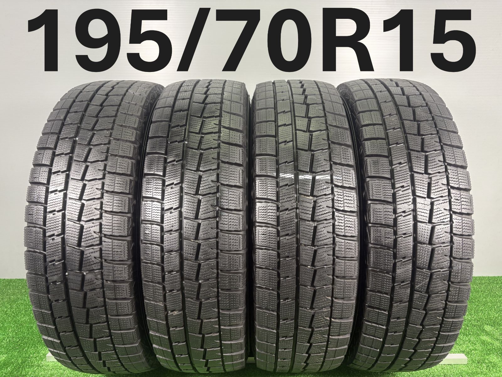 送料無料 195|70R15 ダンロップ WM01 2020年製 4本 冬タイヤ スタッドレス TA648