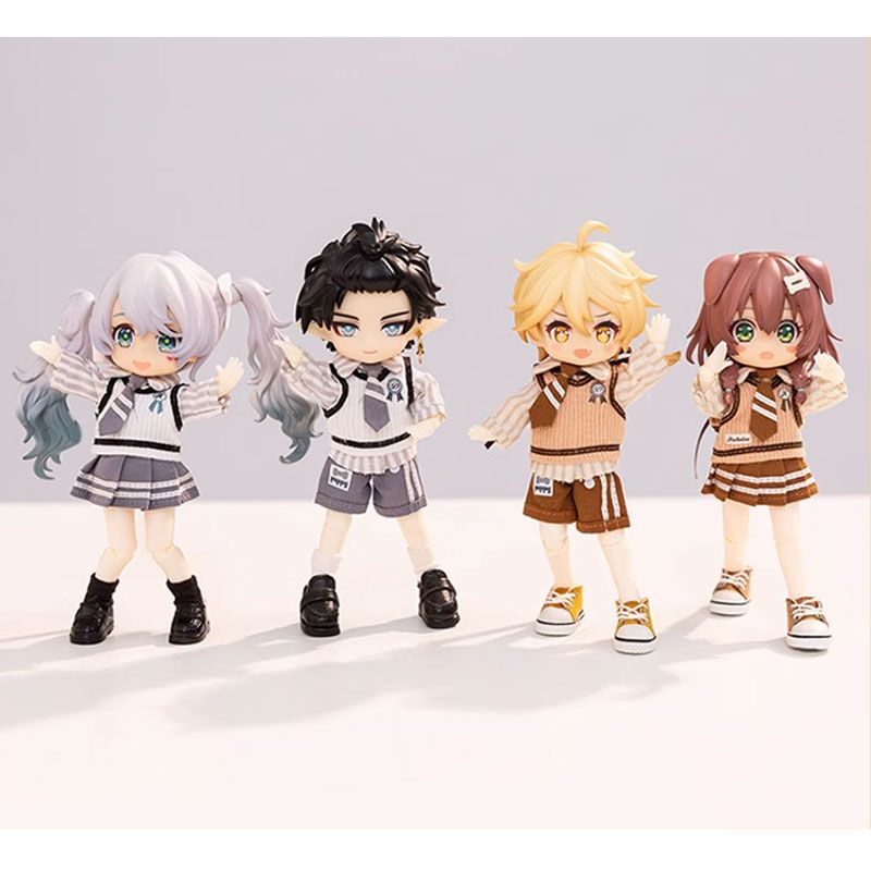 オビツ11 ドール服 ob11 制服風セットアップ 撮影小物 ぬい撮り 人形用