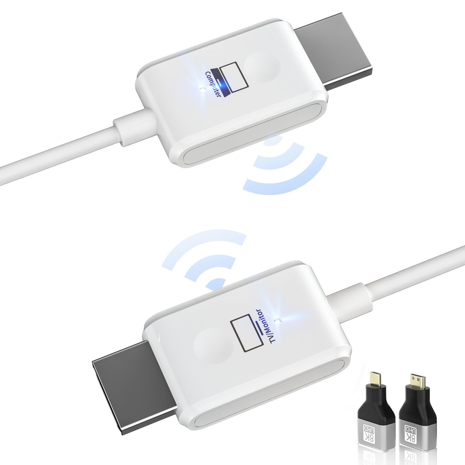 新着商品 無線 HDMI 30m安定転送距離 送受信機セット 1080P|5Ghz 無線化 WIFI-設定不要 収納に便利 映像音声同期出力 小型 TV|PC|Mac|Laptop|Window|カメラ|監視カメラなど対応 ワイヤレスHDMI