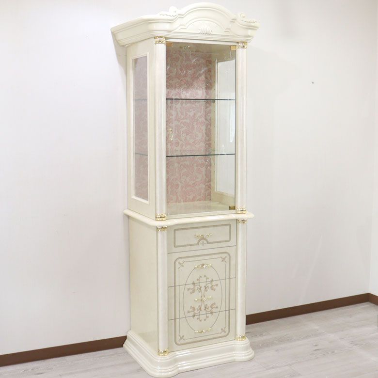 新品 サルタレッリ アマルフィ 3ドアローキャビネット アイボリー サイドボード サルタレッリ アマルフィ 3ドアローキャビネット アイボリー