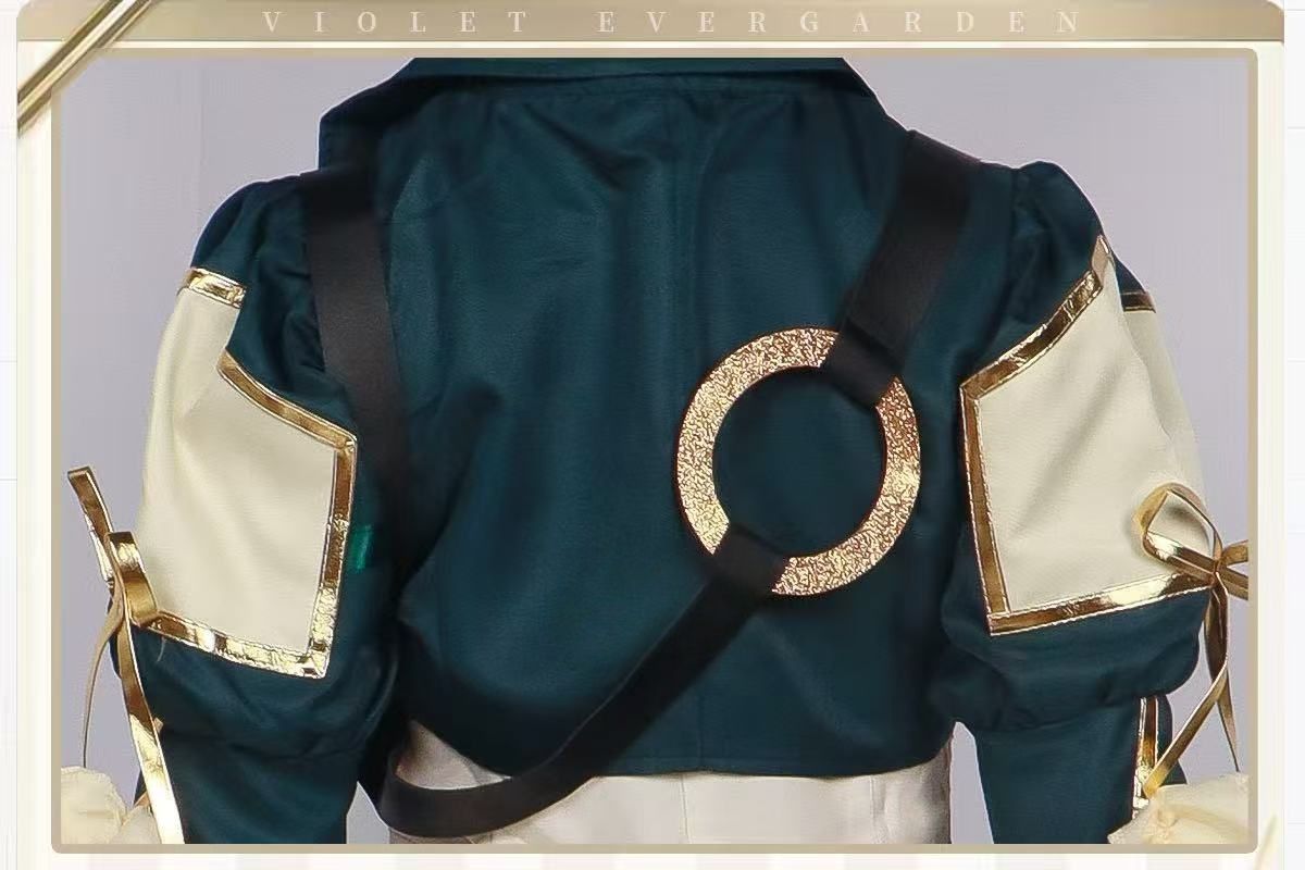 収納しやすい ヴァイオレット エヴァーガーデン コスプレ衣装セット｜フルセット ウィッグ｜紫羅蘭の永遠花園風｜女性用XS-3XLサイズ タグ付き