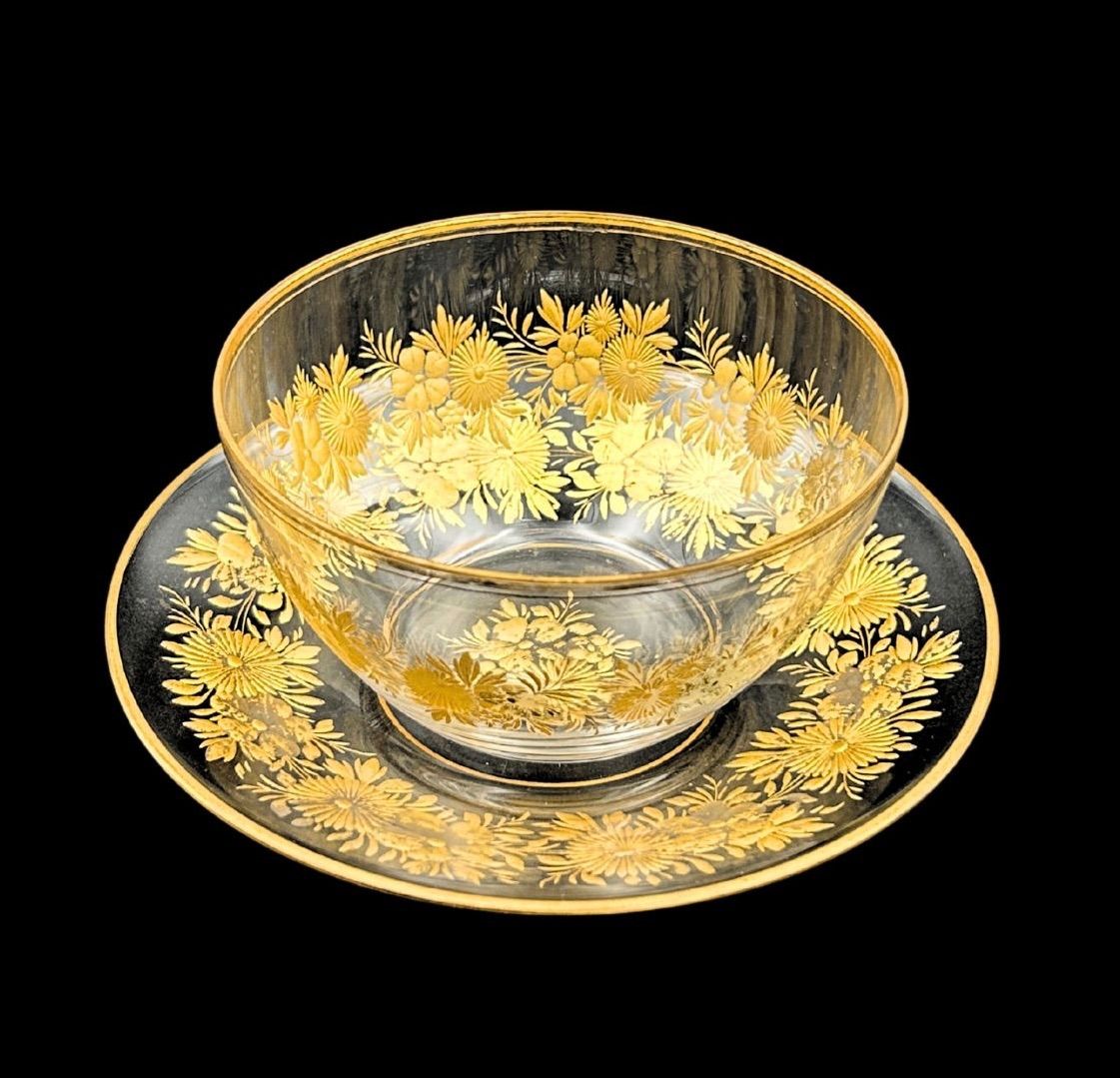 希少】Moser（モーゼル） ボヘミア アンティーク デザートボウル