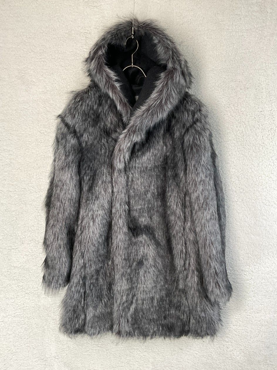 未使用 1piu1uguale3 ウノピゥウ 3 グレー WRAP SNAP COAT ラップ 