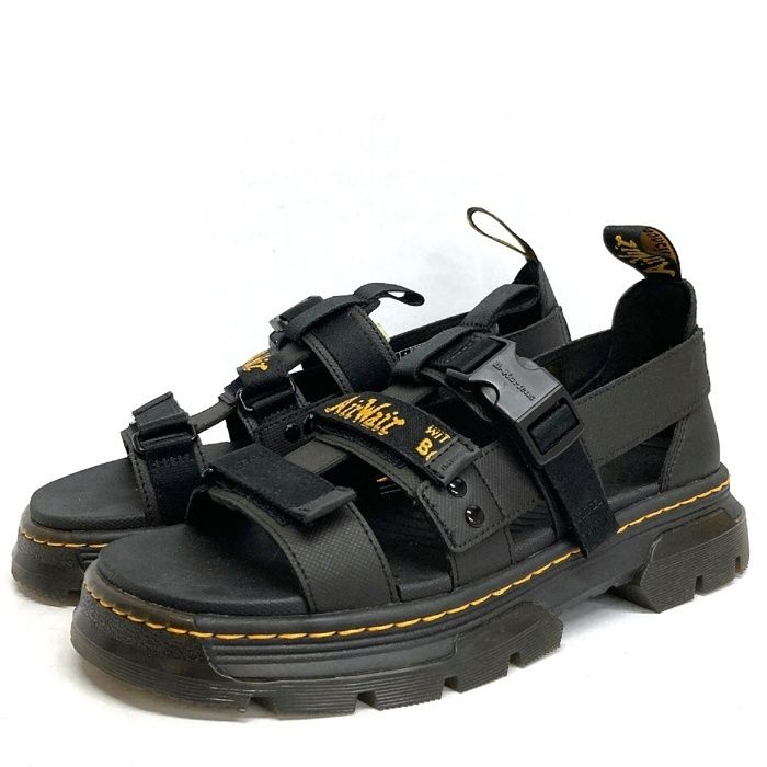 Dr.Martens ドクターマーチン PEARSON マルチストラップサンダル ブラック size42