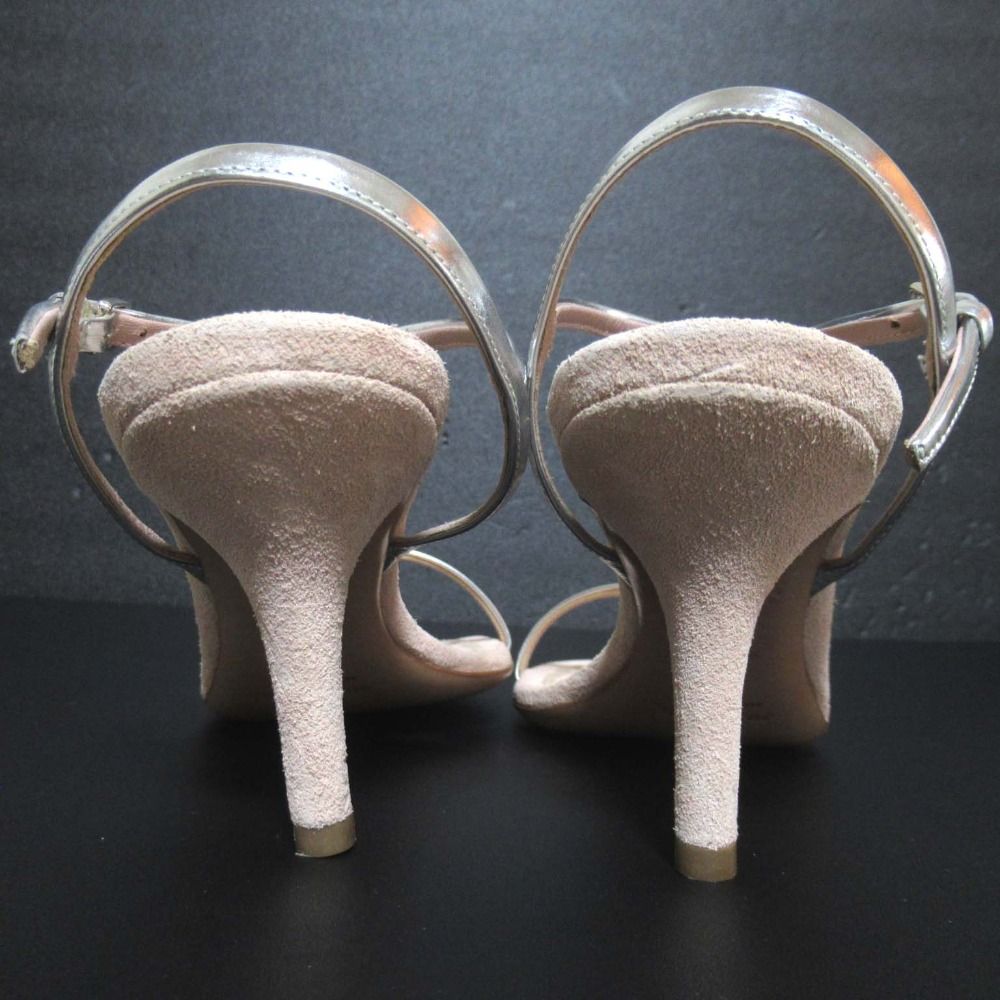 美品 JIL SANDER ジルサンダー レザー ピンヒール アンクル 美品 JIL SANDER ジルサンダー レザー ピンヒール アンクル