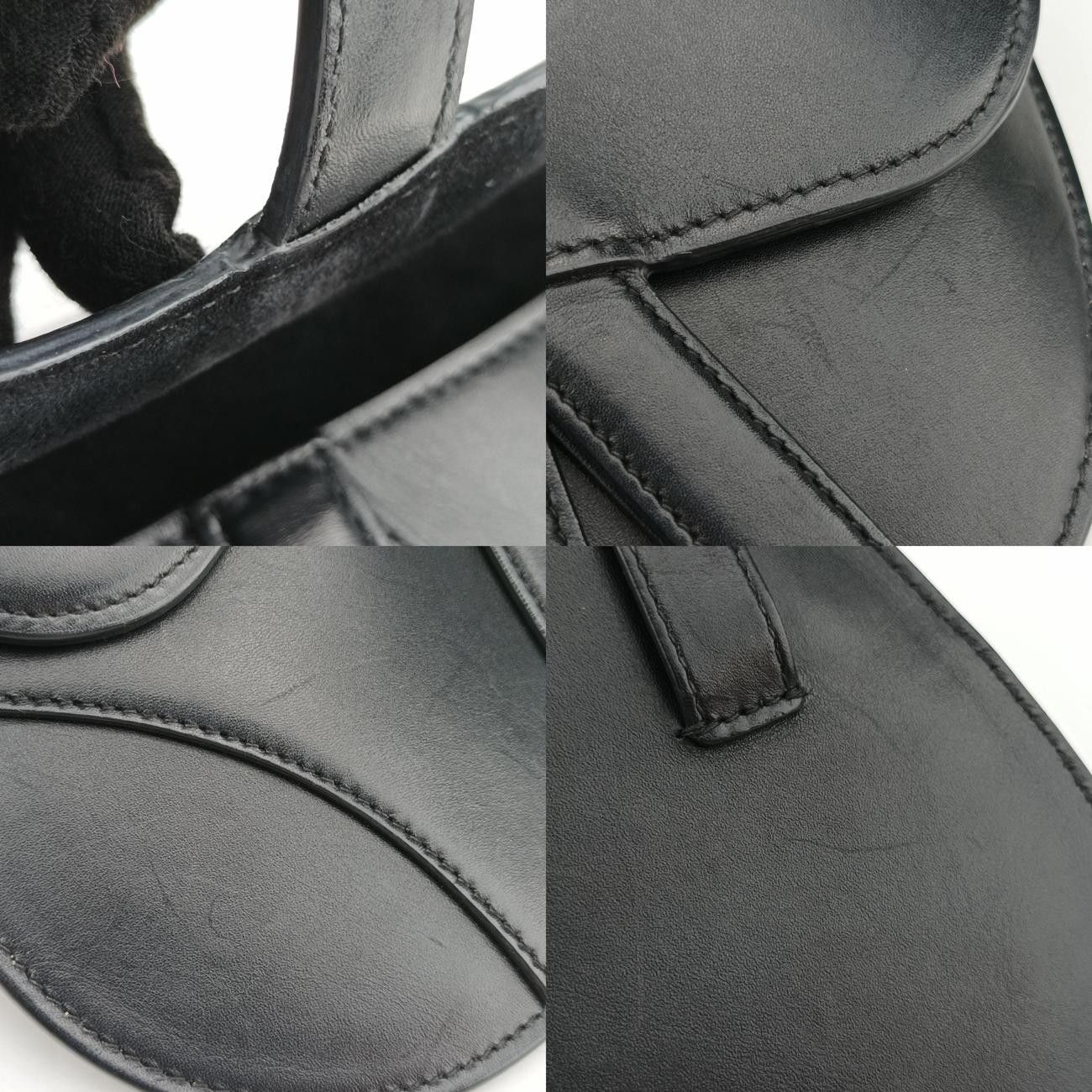 Diorサドルブラックレザー50- MA-0159