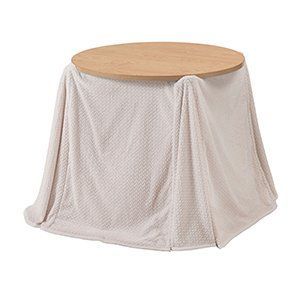 こたつ布団 単品 約209×209cm アイボリー 薄手 薄掛け コタツ布団 こたつ本体別売 生活雑貨 日用雑貨 冬支度 寒さ対策