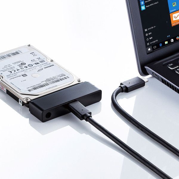 【新品・7営業日以内発送】サンワサプライ USB-CVIDE7 SATA－USB3．1 Gen2変換ケーブル USBCVIDE7【沖縄離島販売不可】