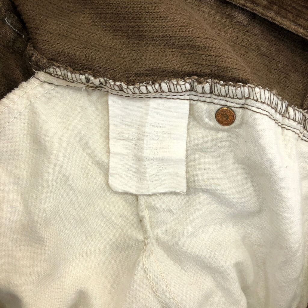 Levi's リーバイス 458 コーデュロイパンツ ブラウン (メンズ W30 L32) 中古 古着 R7828 Levi's リーバイス 458 コーデュロイパンツ ブラウン (メンズ W30 L32