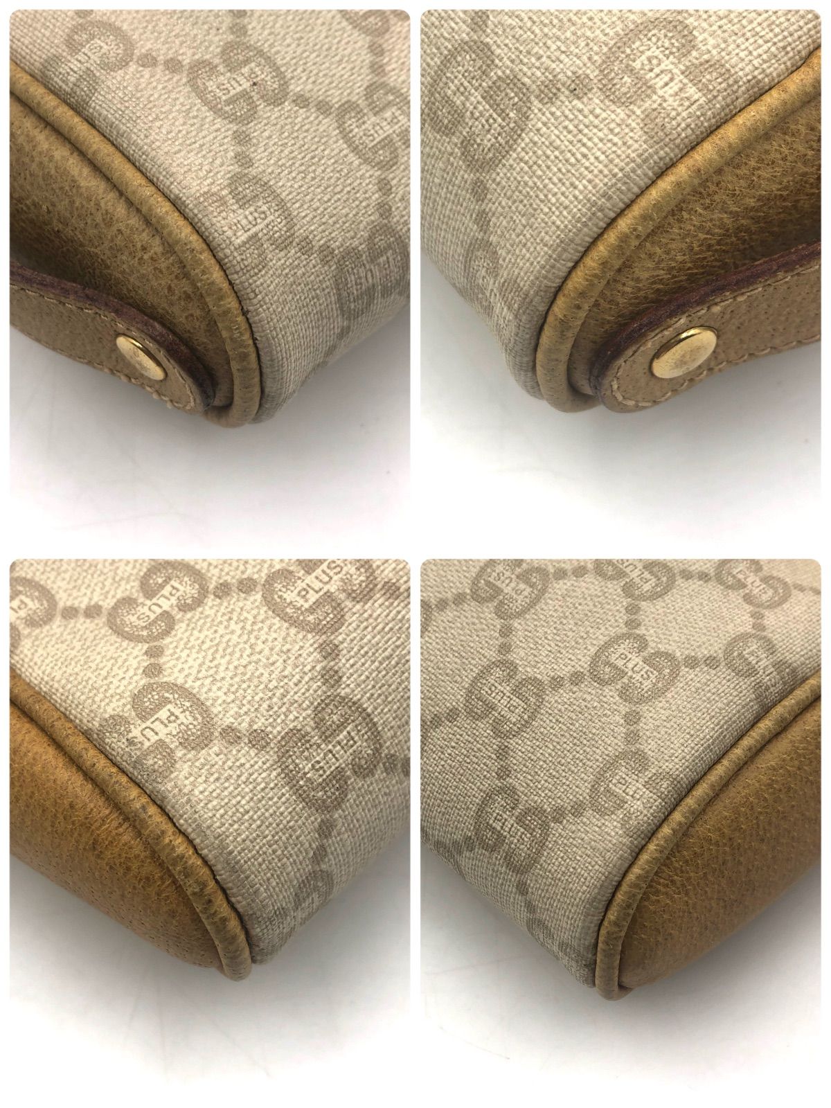 美品✨ GUCCI PLUS グッチプラス セカンドバック クラッチバッグ　希少 □外観美品□GUCCI グッチ グッチプラス セカンドバッグ