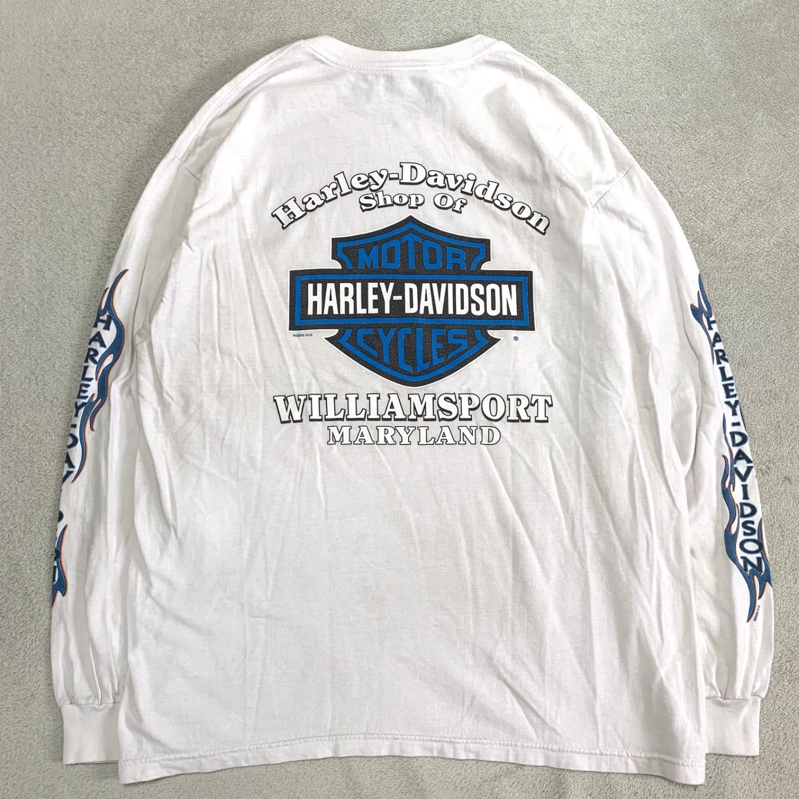 HARLEY DAVIDSON USA製 アメリカ製 ロングスリーブTシャツ 長袖 HARLEY DAVIDSON USA製 アメリカ製 ロングスリーブTシャツ 長袖