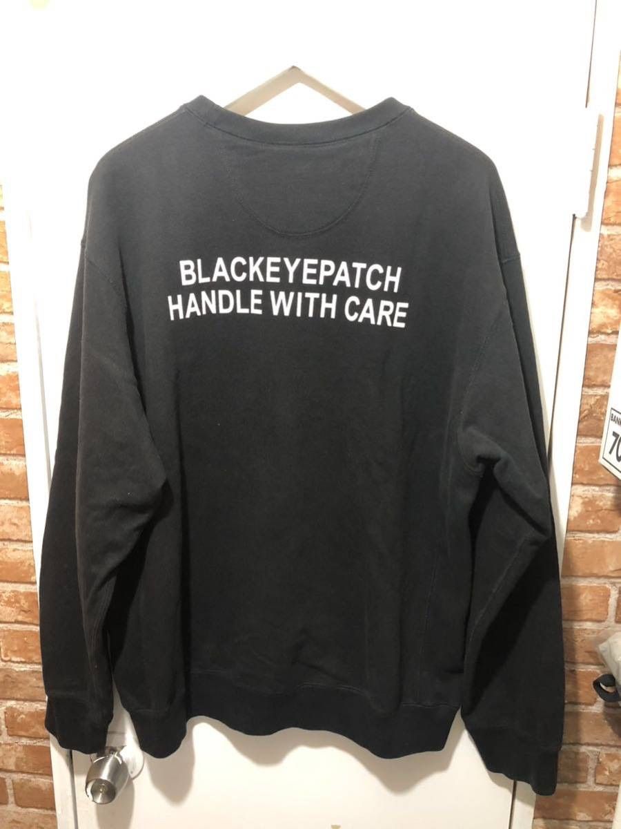BlackEyePatch ブラックアイパッチ 取扱注意 トレーナー ロゴ