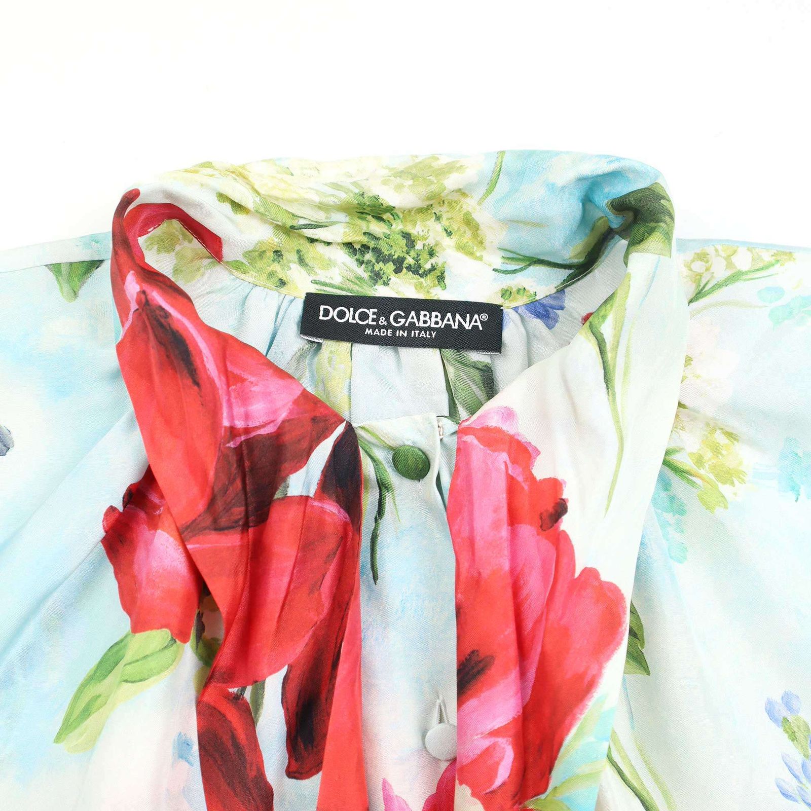 【新品】DOLCE&GABBANA シアーフローラル シルク100%ブラウス Dolce&Gabbana Silk Multicolor Tops for Women for sale | eBay