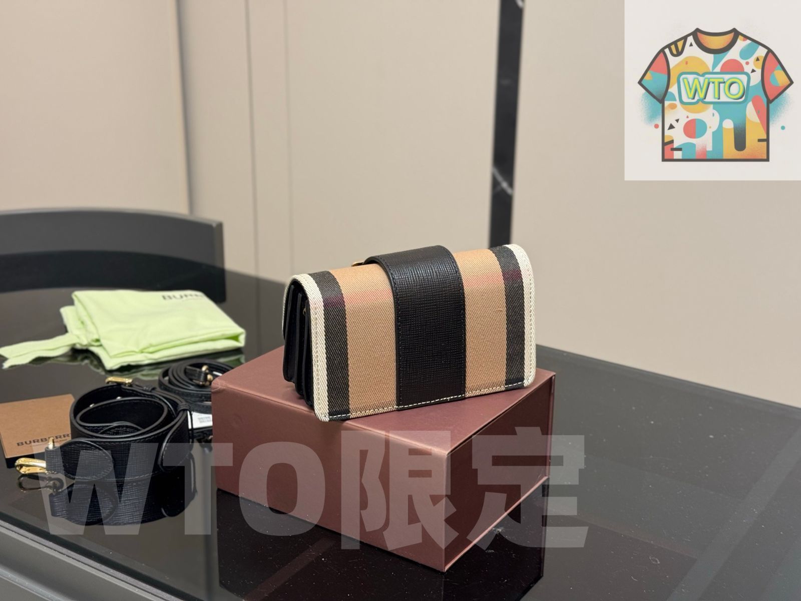 今日WTO】Burberry バーバリー ダブルショルダーストラップ