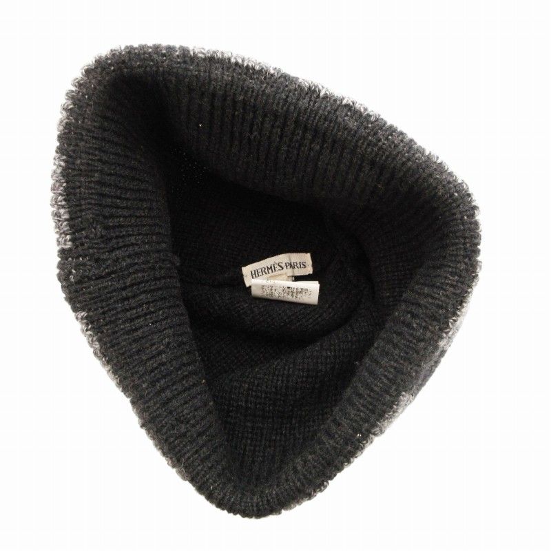 エルメス マルジェラ期 ニットキャップ カシミヤ ブラック