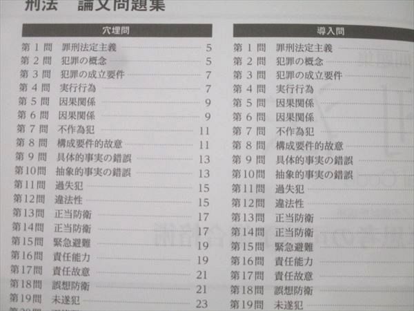 資格スクエア 司法/予備試験講座 論文/短答問題集等 刑法 逆算思考の