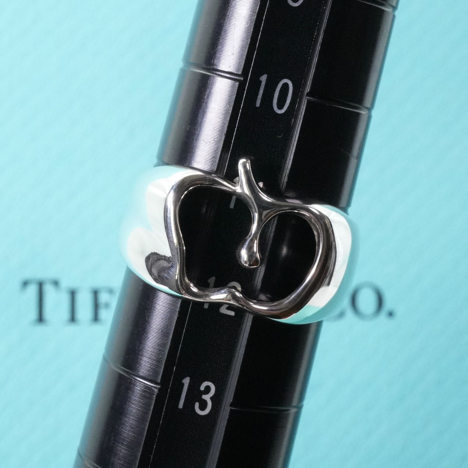 希少極美品11.5号 ティファニー オープンアップル シルバー