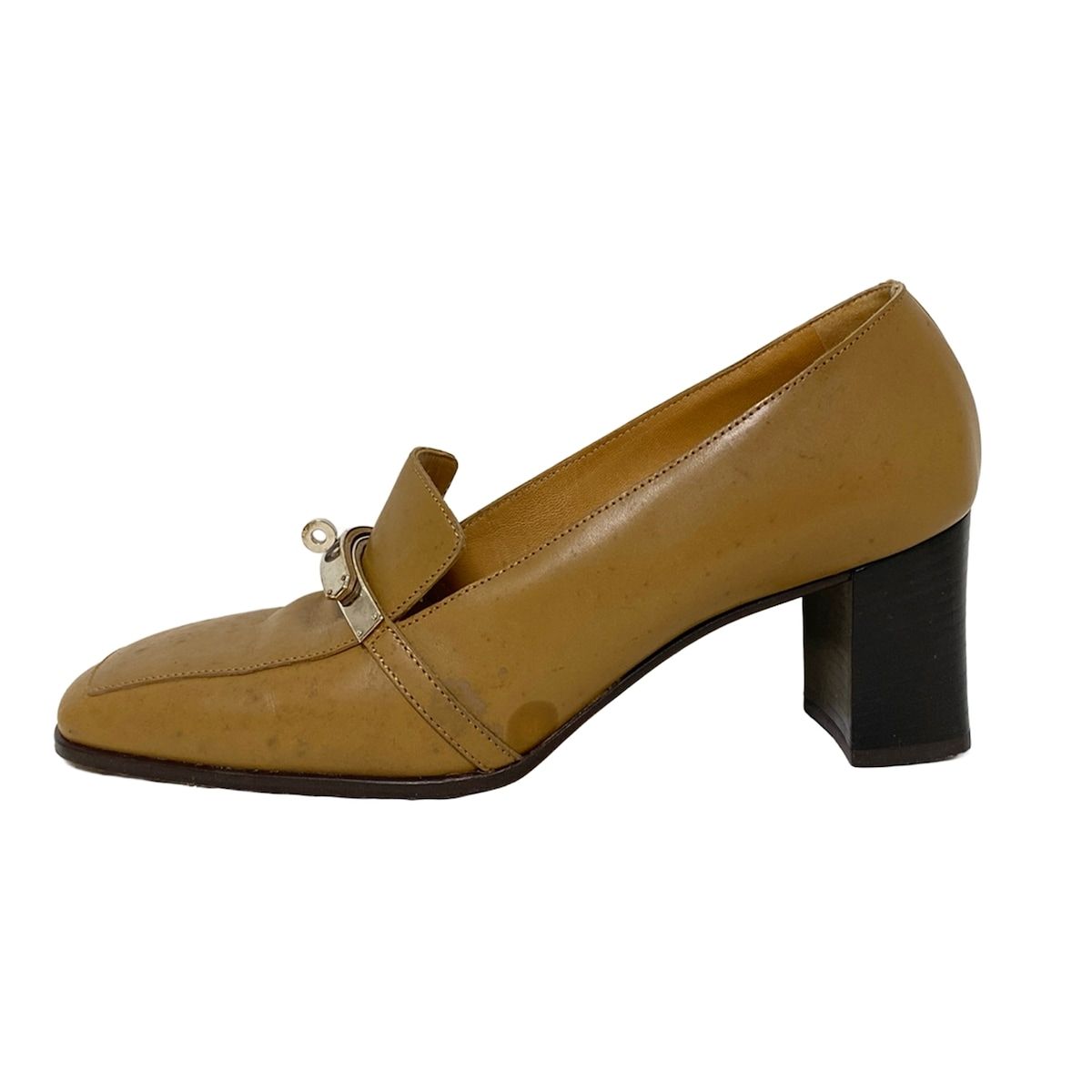 エルメス　パンプス　herms HERMES(エルメス) パンプス 36 レディース ケリー ベージュ
