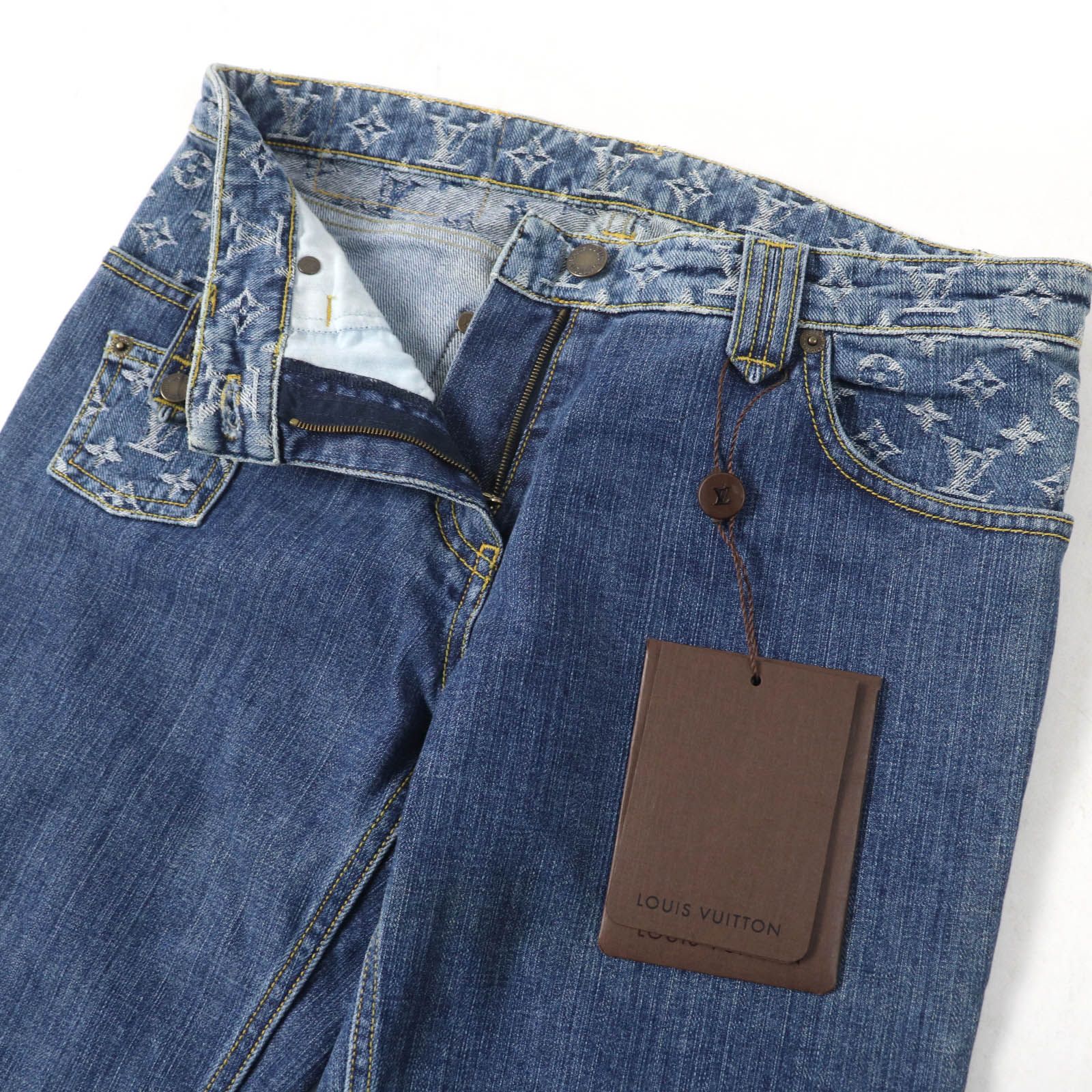 【極美品】LOUIS VUITTON ルイヴィトン デニムパンツ ジーパン 極美品】LOUIS VUITTON ルイヴィトン デニムパンツ ジーパン